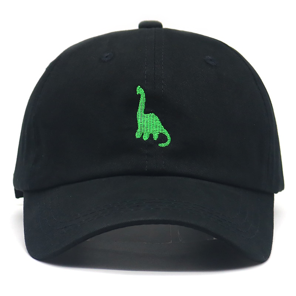 Green Dinosaur Svart Dad Hat