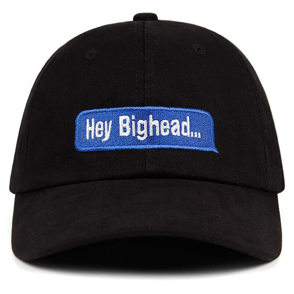 Hey Bighead Svart Adjustable Dad Hat