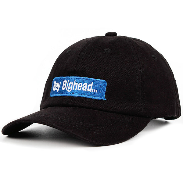 Hey Bighead Svart Adjustable Dad Hat
