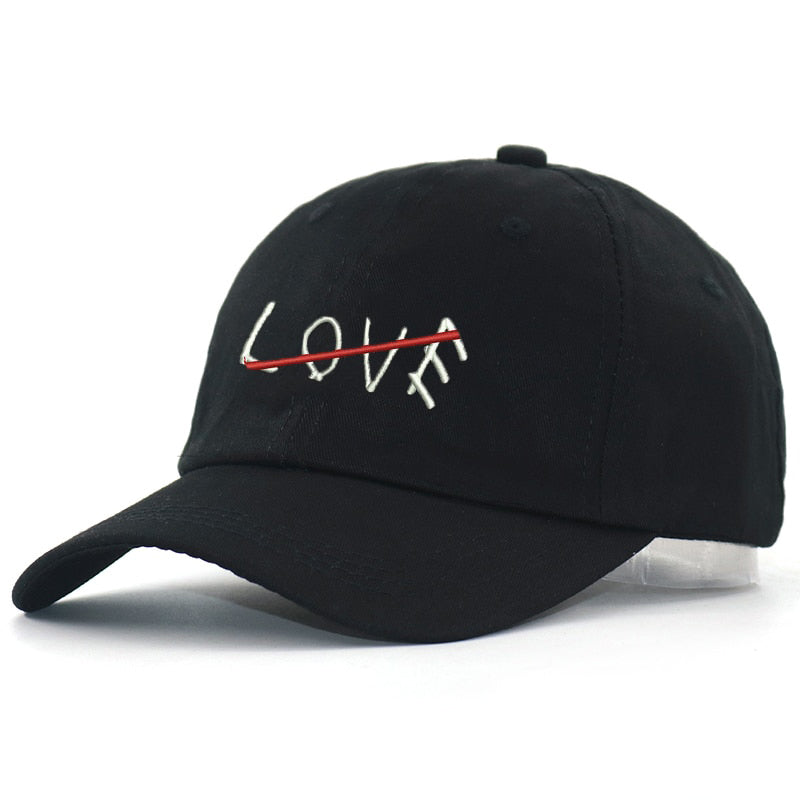 Fake Love Svart Dad Hat