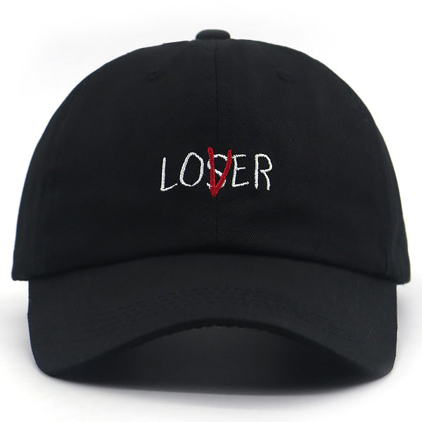 Lover Loser Svart Dad Hat