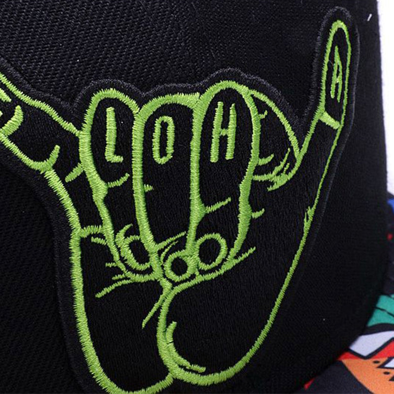 Aloha Grafitti Svart Snapback