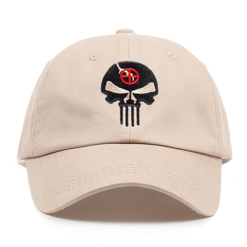 Tactical Punisher Khaki Dad Hat