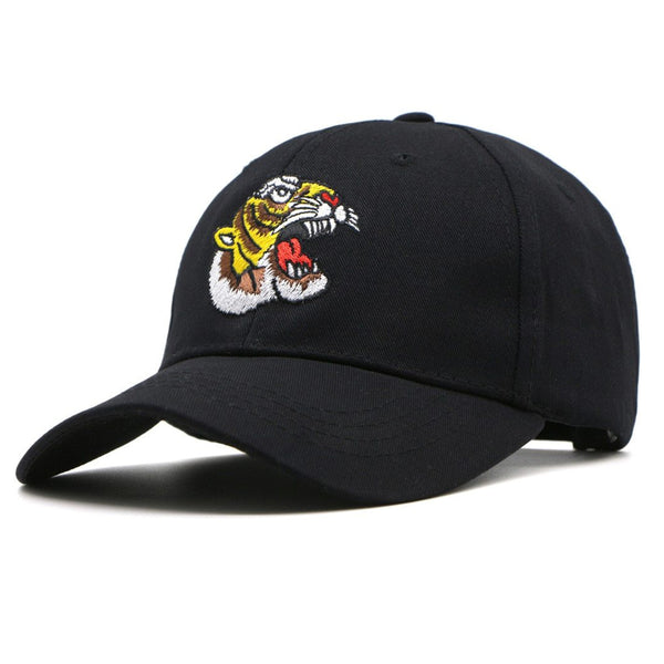 Tiger Roar Svart Unconstructed Dad Hat