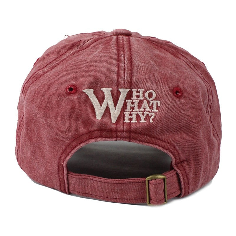 Letter W Röd Washed Adjustable