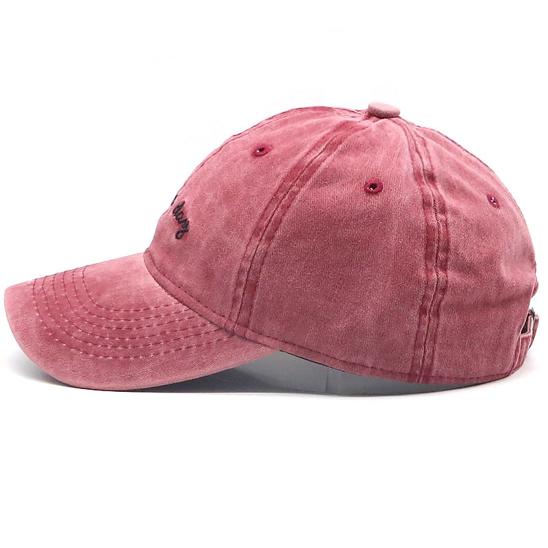 Bad Hair Day Röd Washed Adjustable