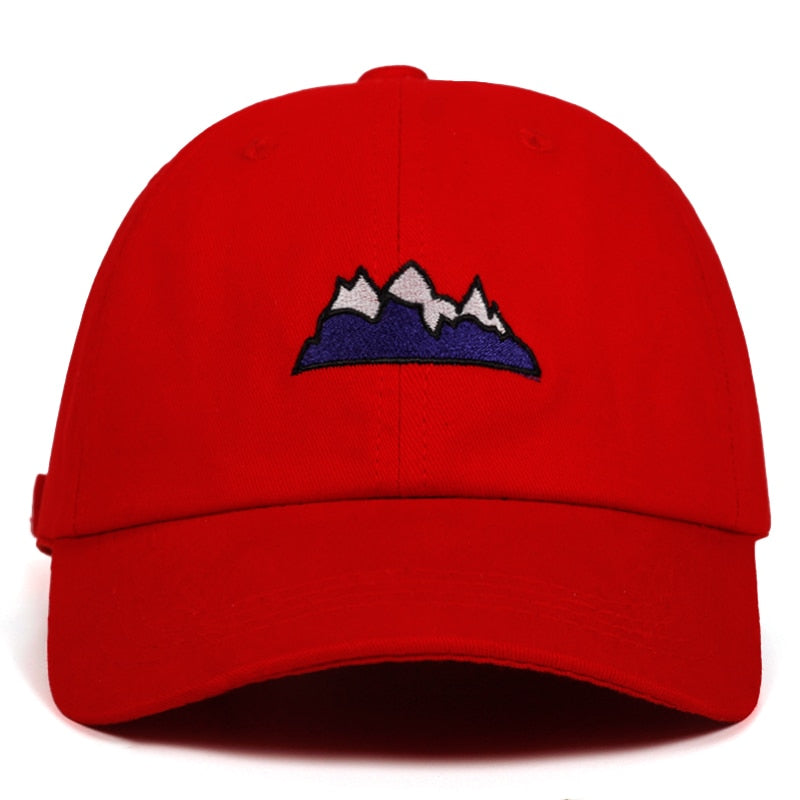 Snow Mountain Röd Dad Hat