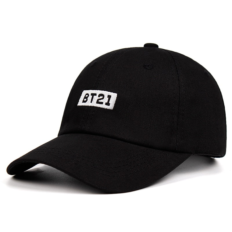 BT21 Svart Adjustable Dad Hat