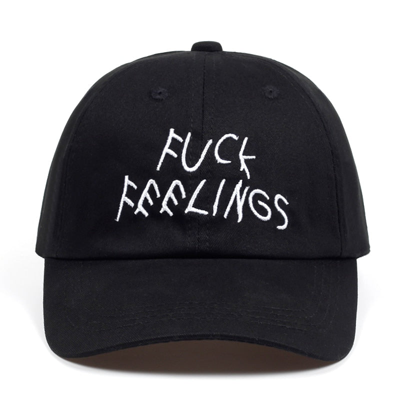 FUCK FEELINGS Dad Hat