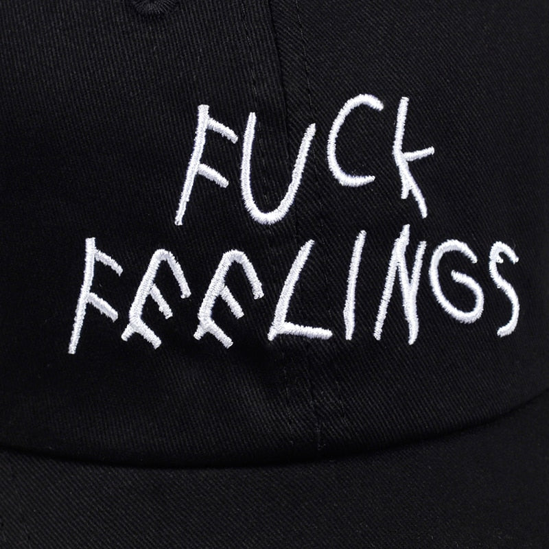 FUCK FEELINGS Dad Hat