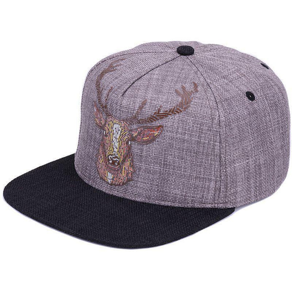 Swedish Deer Vintage Grå Snapback
