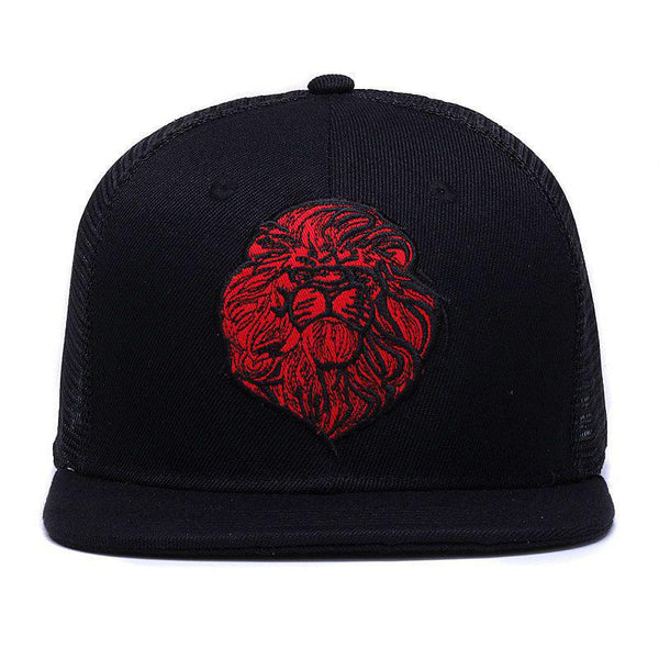 Panthera Leo Svart Mesh Snapback