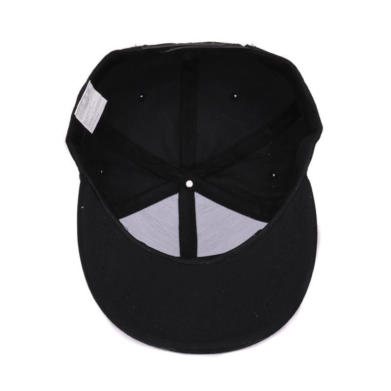 Indian Skull Chief Svart Snapback