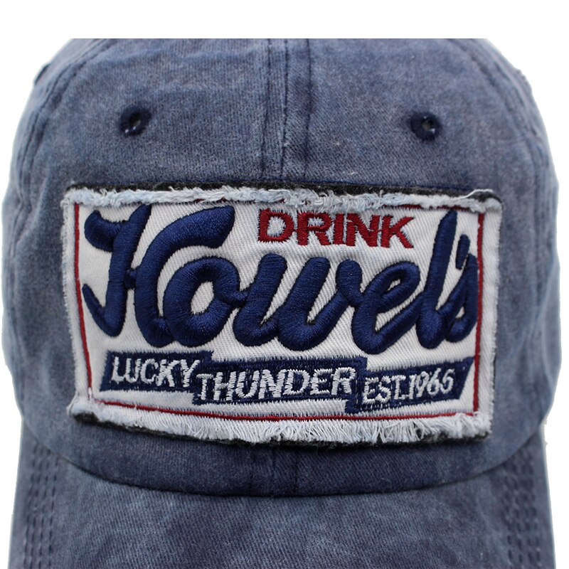 Lucky Thunder Navy Washed Adjustable