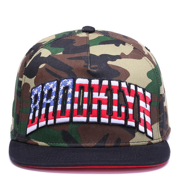 Brooklyn Flag Camo Snapback