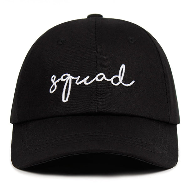 Squad Svart Adjustable Dad Hat
